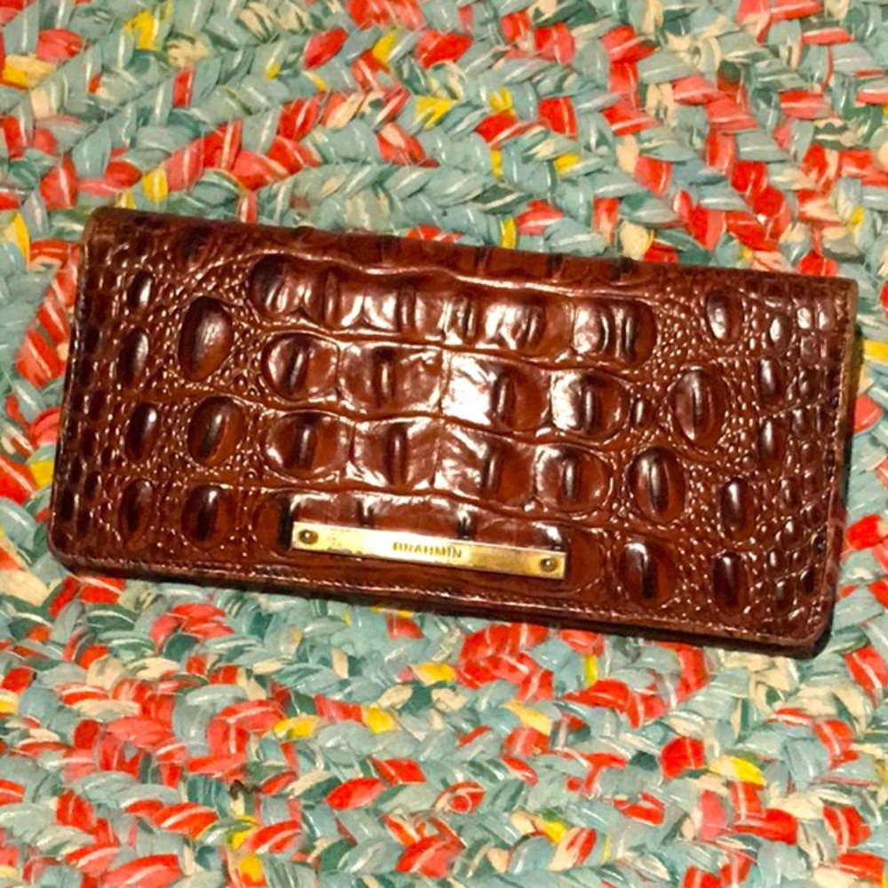 Brahmin Wallet Pecan